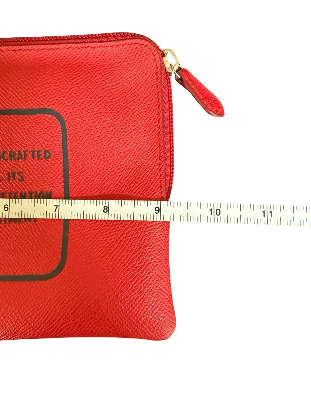 Coach Red NY City Pouch Wristlet Wallet